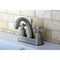 Kingston Brass KS8618ZX 4" Centerset Bathroom Faucet, Brushed Nickel KS8618ZX - alternate 2
